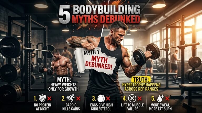 5 Bodybuilding Myths Debunked