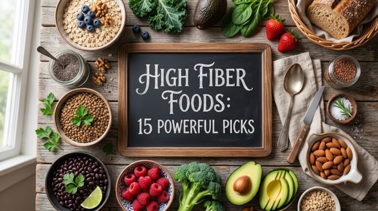 High Fiber Foods: 15 Powerful Picks