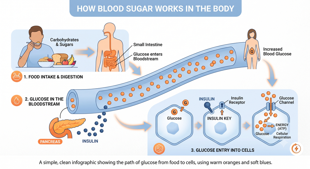 how blood sugar works in the body