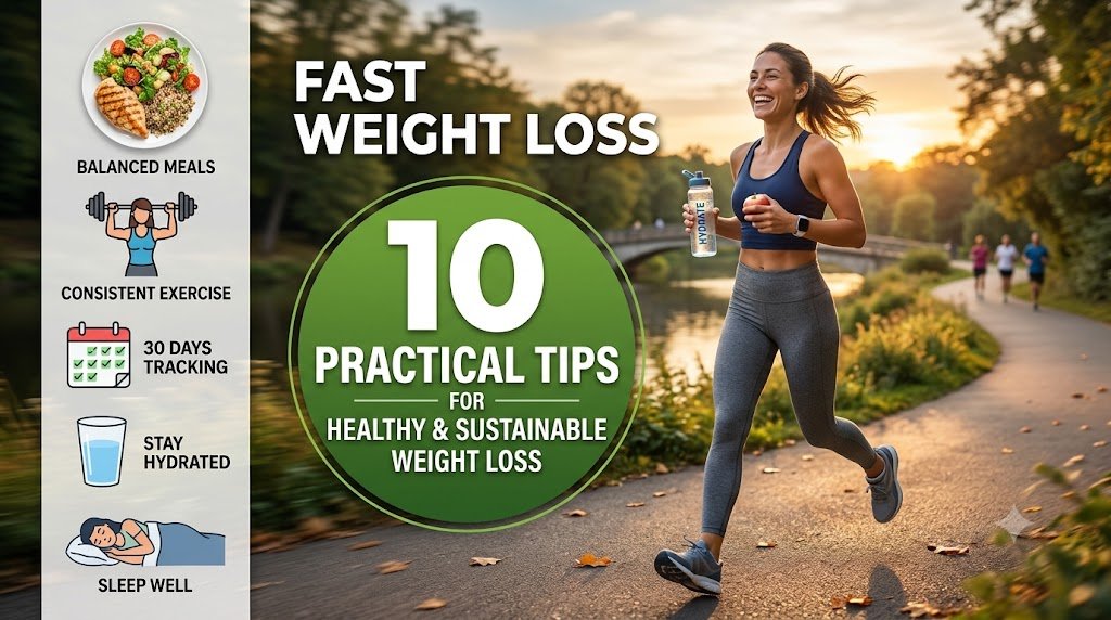 Fast Weight Loss: 10 Practical Tips for Healthy and Sustainable Weight Loss